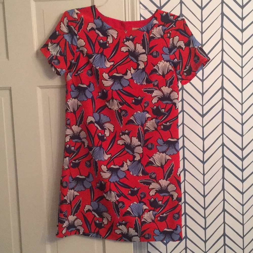 FLORAL J. CREW DRESS